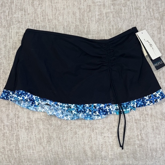 NWT PROFILE BY GOTTEX SKIRTED BIKINI BOTTOM NWT Size 8 - Picture 2 of 4